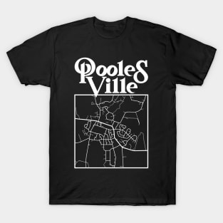 Poolesville MD Map T-Shirt